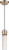 Nuvo Lighting - 60-6712 - One Light Pendant - Eaves - Copper Brushed Brass / Clear Ribbed Glass