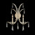 Schonbek - S30502-26R - Two Light Wall Sconce - Tinsley - French Gold
