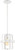Nuvo Lighting - 60-6721 - One Light Mini Pendant - Prana - White