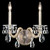Schonbek - S8602N-48R - Two Light Wall Sconce - San Marco - Antique Silver