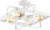 Nuvo Lighting - 60-6724 - Four Light Flush Mount - Prana - White