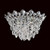 Schonbek - TR1201N-401H - Four Light Semi-Flush Mount - Trilliane Strands - Polished Stainless Steel