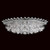 Schonbek - TR4801N-401H - Eight Light Semi-Flush Mount - Trilliane Strands - Polished Stainless Steel