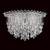 Schonbek - TR4802N-401H - Eight Light Semi-Flush Mount - Trilliane Strands - Polished Stainless Steel