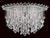 Schonbek - TR4802N-401R - Eight Light Semi-Flush Mount - Trilliane Strands - Polished Stainless Steel