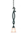 Kalco - 1855TO/1219 - One Light Mini Pendant - Santa Barbara - Tortoise Shell