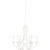 Kalco - 507270DW - Six Light Chandelier - Acadia - Distressed White