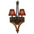 Kalco - 5822NI - Two Light Wall Bracket - Aspen - Natural Iron