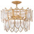 Fredrick Ramond - FR32603DA - LED Convertible Semi Flush - Amira - Distressed Brass