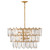 Fredrick Ramond - FR32604DA - LED Chandelier - Amira - Distressed Brass