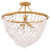 Fredrick Ramond - FR41591DA - LED Semi-Flush Mount - Myra - Distressed Brass