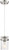 Nuvo Lighting - 60-6734 - One Light Mini Pendant - Antebellum - Polished Nickel / Clear Glass
