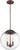 Nuvo Lighting - 60-6741 - Three Light Pendant - Ariel - Antique Copper / Clear Seeded Glass