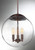 Ariel Three Light Pendant (60-6741)