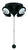 Fanimation - F8BL - Four Light Fitter - Fitters - Black