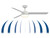 Xeno Wet 56"Ceiling Fan (FP6729BMWW)