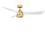 Klear 56"Ceiling Fan (FPD6858BSMW)