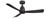 Fanimation - FPD8547BL - 44 Ceiling Fan - Kute 44 - Black