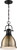Nuvo Lighting - 60-6753 - One Light Pendant - Watson - Matte Black / Burnished Brass