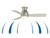 Hugh 44 44"Ceiling Fan (FPS8332BBNW)