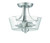 Craftmade - 41952-BNK-CS - Two Light Semi Flush Mount Convertible - Grace - Brushed Polished Nickel