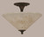 Toltec Lighting - 121-BRZ-714 - Two Light Semi-Flush Mount - Any - Bronze