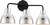 Nuvo Lighting - 60-6773 - Three Light Vanity - Sloan - Matte Black / Polished Nickel