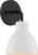 Nuvo Lighting - 60-6784 - One Light Vanity - Sloan - Matte Black / Matte White