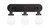Toltec Lighting - 1233-DG-470 - Three Light Bath Bar - Meridian - Dark Granite