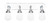Toltec Lighting - 1234-CH-470 - Four Light Bath Bar - Meridian - Chrome