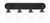 Toltec Lighting - 1234-DG-470 - Four Light Bath Bar - Meridian - Dark Granite