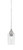 Toltec Lighting - 22-BN-300 - One Light Mini Pendant - Any - Brushed Nickel