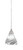 Toltec Lighting - 22-BN-4769 - One Light Mini Pendant - Any - Brushed Nickel