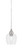 Toltec Lighting - 22-BN-4812 - One Light Mini Pendant - Any - Brushed Nickel