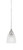 Toltec Lighting - 22-BN-500 - One Light Mini Pendant - Any - Brushed Nickel