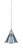 Toltec Lighting - 22-BN-9325 - One Light Mini Pendant - Any - Brushed Nickel