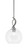 Toltec Lighting - 3901-GP-4350 - One Light Mini Pendant - Cavella - Graphite