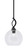Toltec Lighting - 3901-MB-4350 - One Light Mini Pendant - Cavella - Matte Black