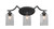 Toltec Lighting - 553-MB-3002 - Three Light Bath Bar - Zilo - Matte Black