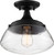 Nuvo Lighting - 60-6799 - One Light Semi Flush Mount - Kew - Aged Bronze / Clear