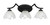 Toltec Lighting - 553-MB-755 - Three Light Bath Bar - Zilo - Matte Black