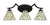 Toltec Lighting - 553-MB-9115 - Three Light Bath Bar - Zilo - Matte Black