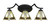 Toltec Lighting - 553-MB-9345 - Three Light Bath Bar - Zilo - Matte Black