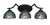 Toltec Lighting - 553-MB-9925 - Three Light Bath Bar - Zilo - Matte Black