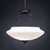 Toltec Lighting - 565-DG-687 - Three Light Semi-Flush Mount - Zilo - Dark Granite