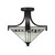 Toltec Lighting - 579-DG-9552 - Two Light Semi-Flush Mount - Apollo - Dark Granite