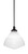 Toltec Lighting - 78-MB-4731 - One Light Pendant - Juno - Matte Black
