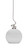 Toltec Lighting - 900-BN-4671 - One Light Pendant - Capri - Brushed Nickel