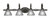 Toltec Lighting - 164-DG-9185 - Four Light Bath Bar - Eleganté - Dark Granite