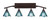 Toltec Lighting - 174-BRZ-9325 - Four Light Bath Bar - Bow - Bronze
